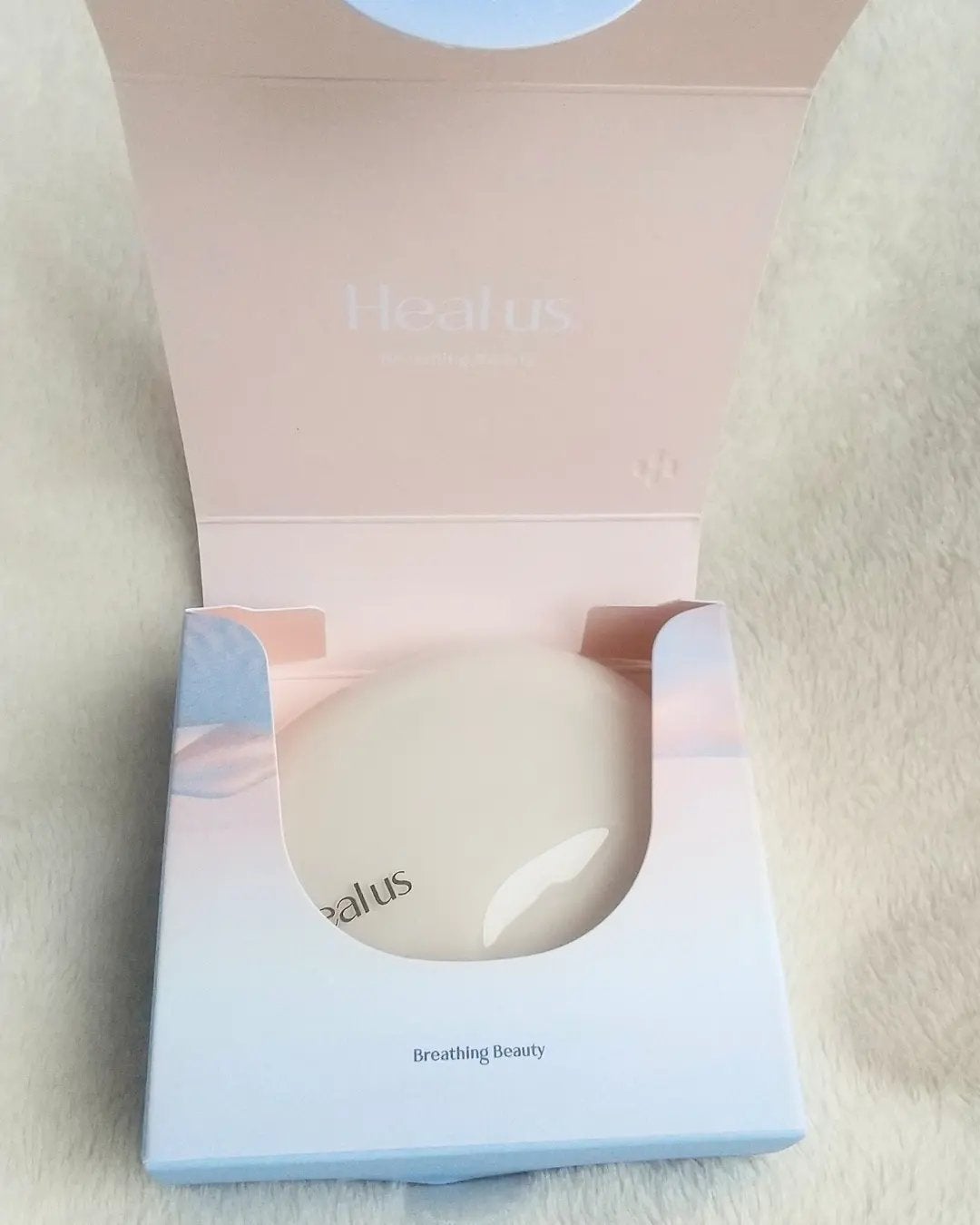 ブリージンググロークッション/Healus/クッションファンデーションを使ったクチコミ(6枚目)