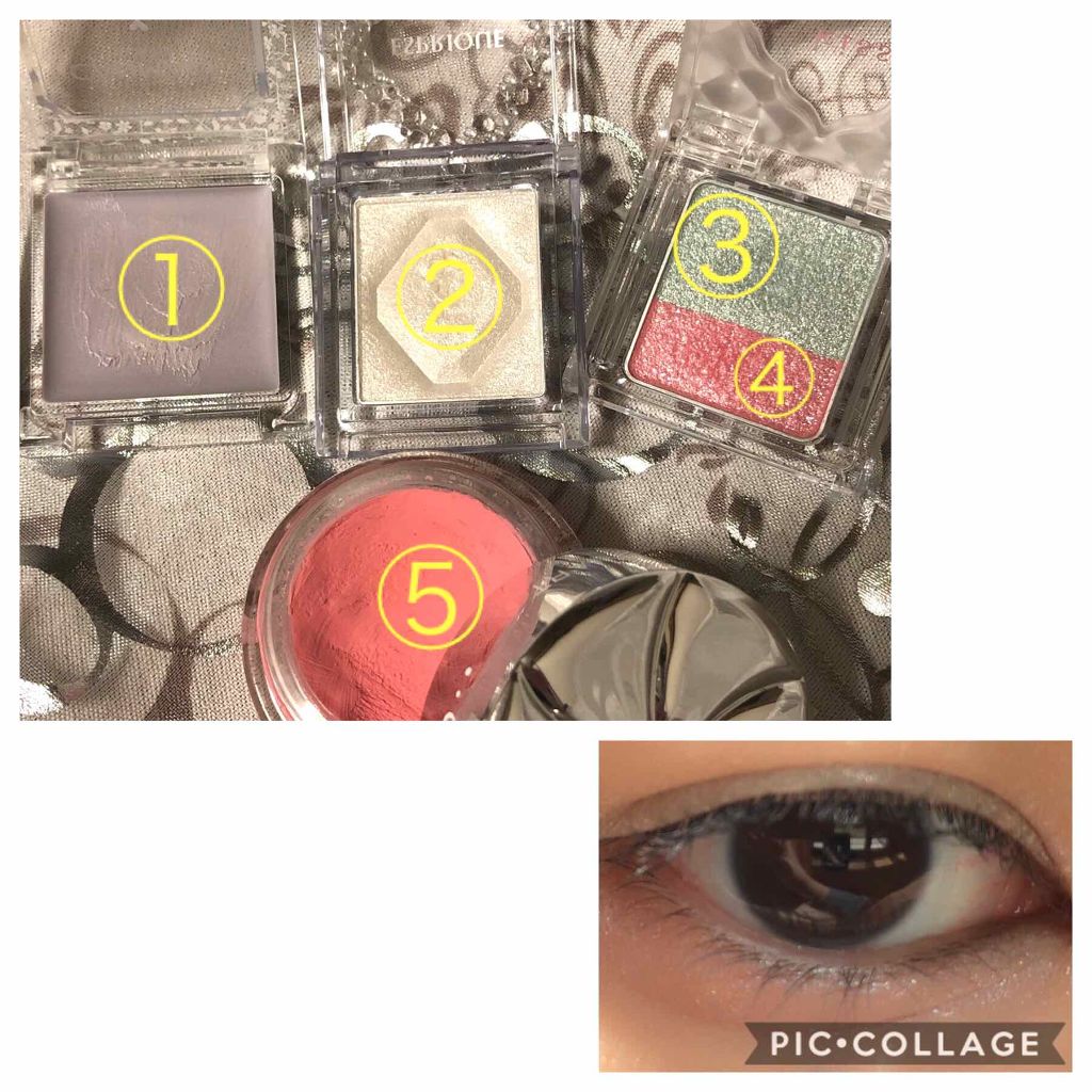 デュアルアイズS 10 Nenuphar/KiSS/アイシャドウパレットを使ったクチコミ（2枚目）