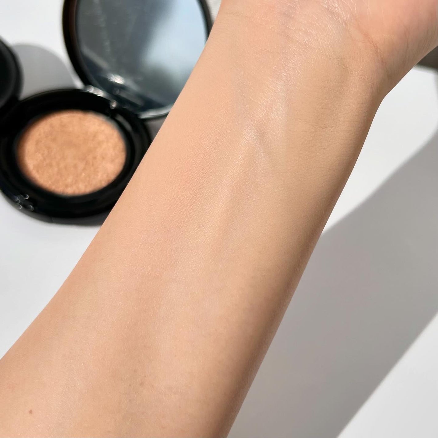 ドラマティックエッセンスクッション グロウ/マキアージュ/クッションファンデーションを使ったクチコミ(6枚目)