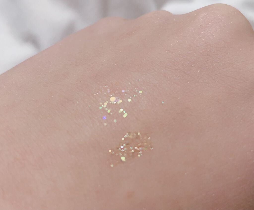 リキッド グリッター シャドウ/rom&nd/グリッターを使ったクチコミ(2枚目)