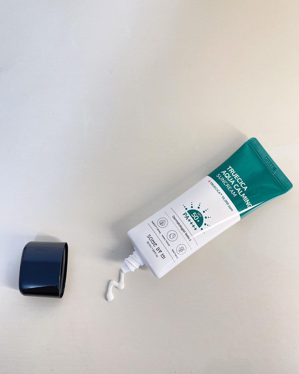 TRUECICA アクアカーミング日焼け止め/SOME BY MI/日焼け止めクリームを使ったクチコミ(1枚目)