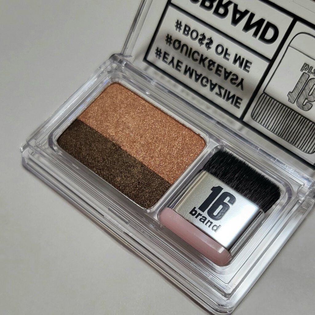 16 EYE MAGAZINE/16BRAND/アイシャドウパレットを使ったクチコミ(3枚目)