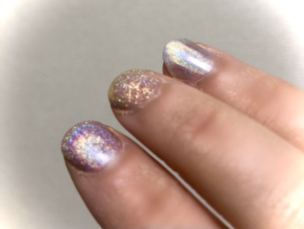 ネイルホリック リミテッドカラー Popping Sugar/ネイルホリック/マニキュアを使ったクチコミ(3枚目)