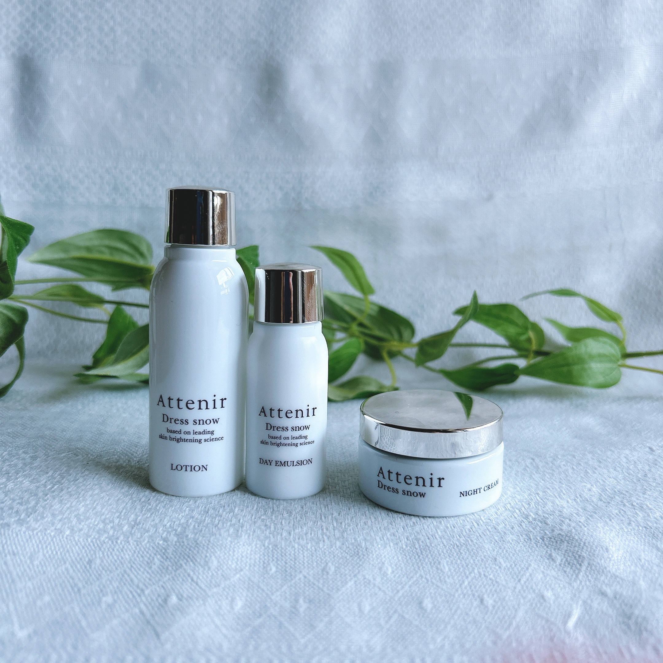 ドレススノー 2週間セット/アテニア/スキンケアキットを使ったクチコミ（1枚目）