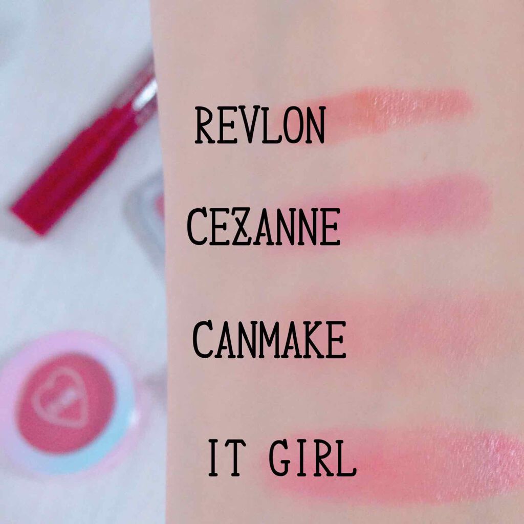 ダイソー×IT GIRL クリームチーク&リップ/DAISO/ジェル・クリームチークを使ったクチコミ(1枚目)