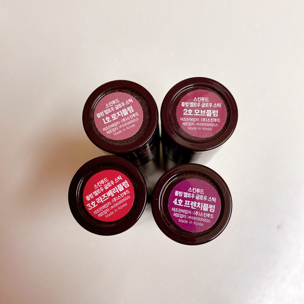 Plum Mellow Glow Stick/SKINFOOD/口紅を使ったクチコミ（3枚目）