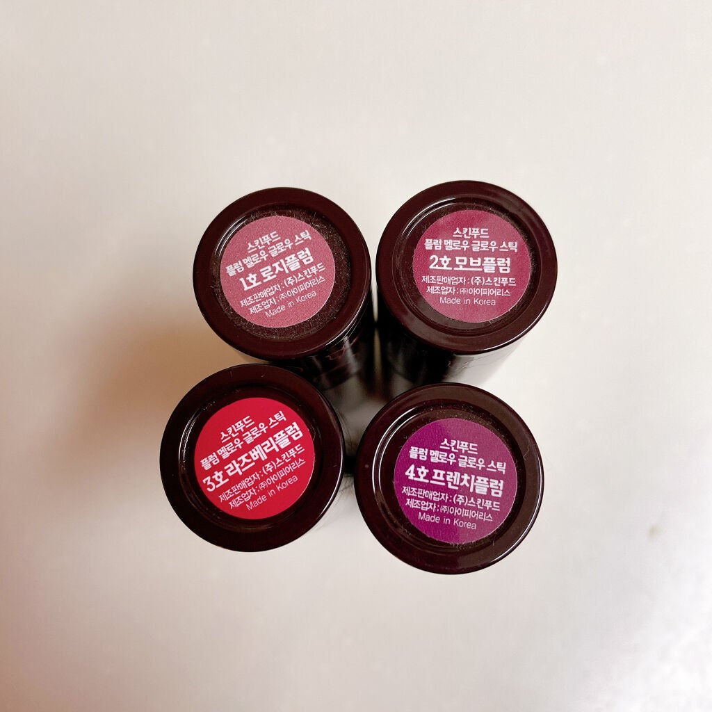 Plum Mellow Glow Stick/SKINFOOD/口紅を使ったクチコミ(3枚目)