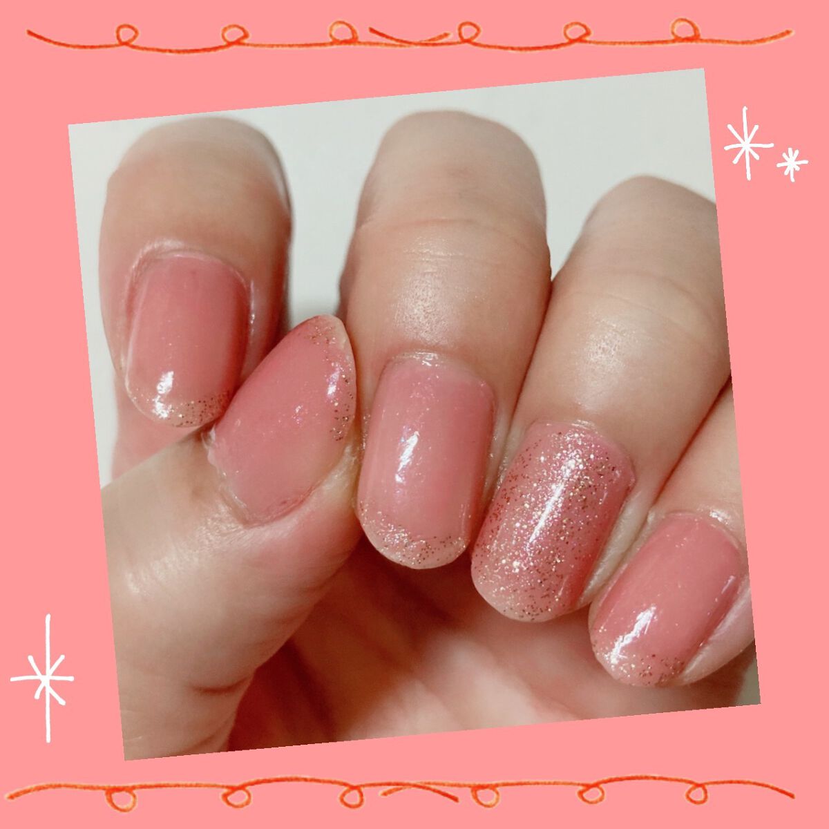 ガラスドロップジェルコート/MAJOLICA MAJORCA/ネイルトップコートを使ったクチコミ（1枚目）