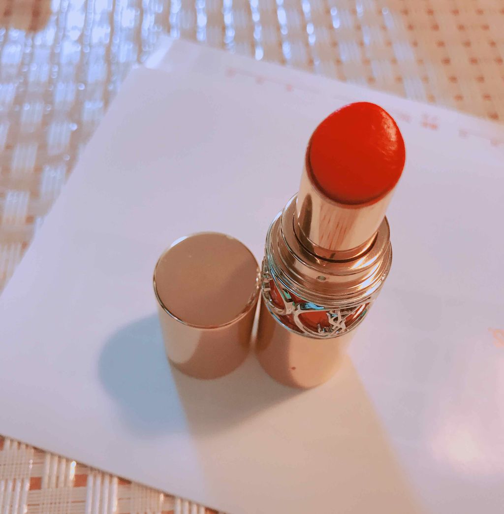 ルージュ ヴォリュプテ シャイン/YVES SAINT LAURENT BEAUTE/口紅を使ったクチコミ(1枚目)