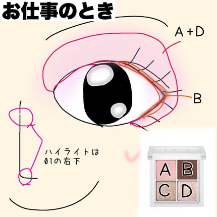 THE アイパレR/b idol/アイシャドウパレットを使ったクチコミ(4枚目)