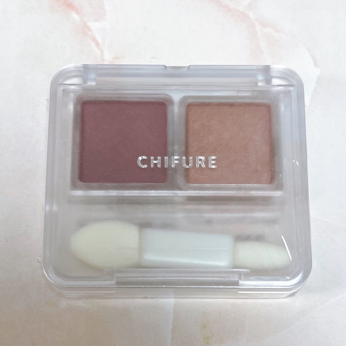 ツイン カラー アイシャドウ/ちふれ/アイシャドウパレットを使ったクチコミ(1枚目)