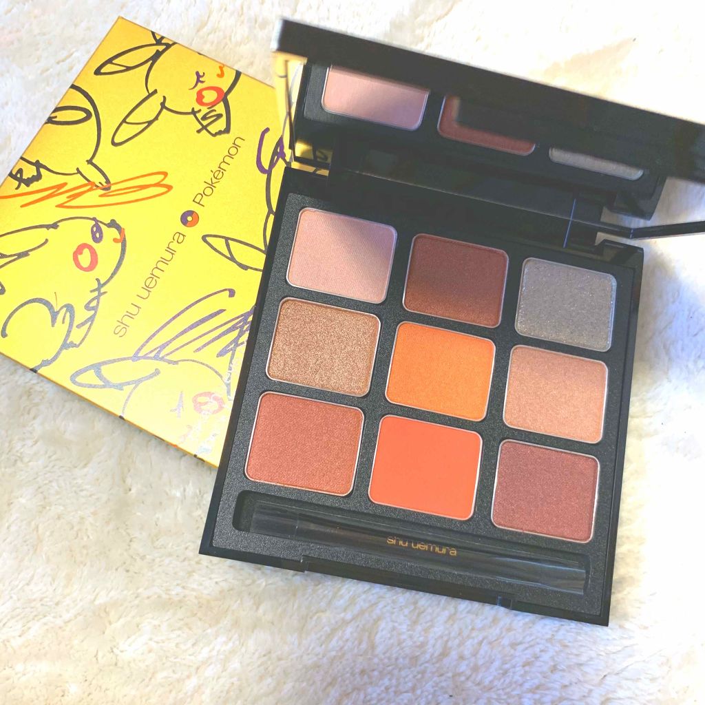 shu uemura ピカシュウ アイ パレット - ブリック ブラストのクチコミ「
ついに！！
来ましたコレ❤️🧡💛
⚡️⚡️⚡️⚡️⚡️⚡️⚡️⚡️⚡️

ピカシュウ　アイパ.....」（2枚目）