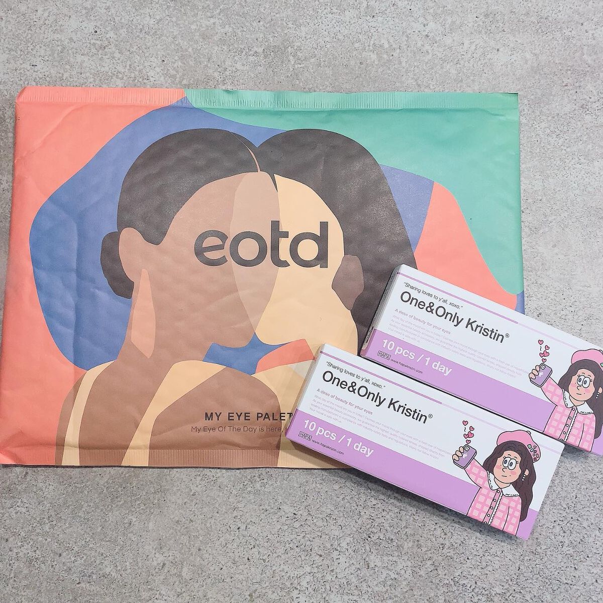 One & Only Kristin/Hapa kristin/カラーコンタクトレンズを使ったクチコミ（2枚目）