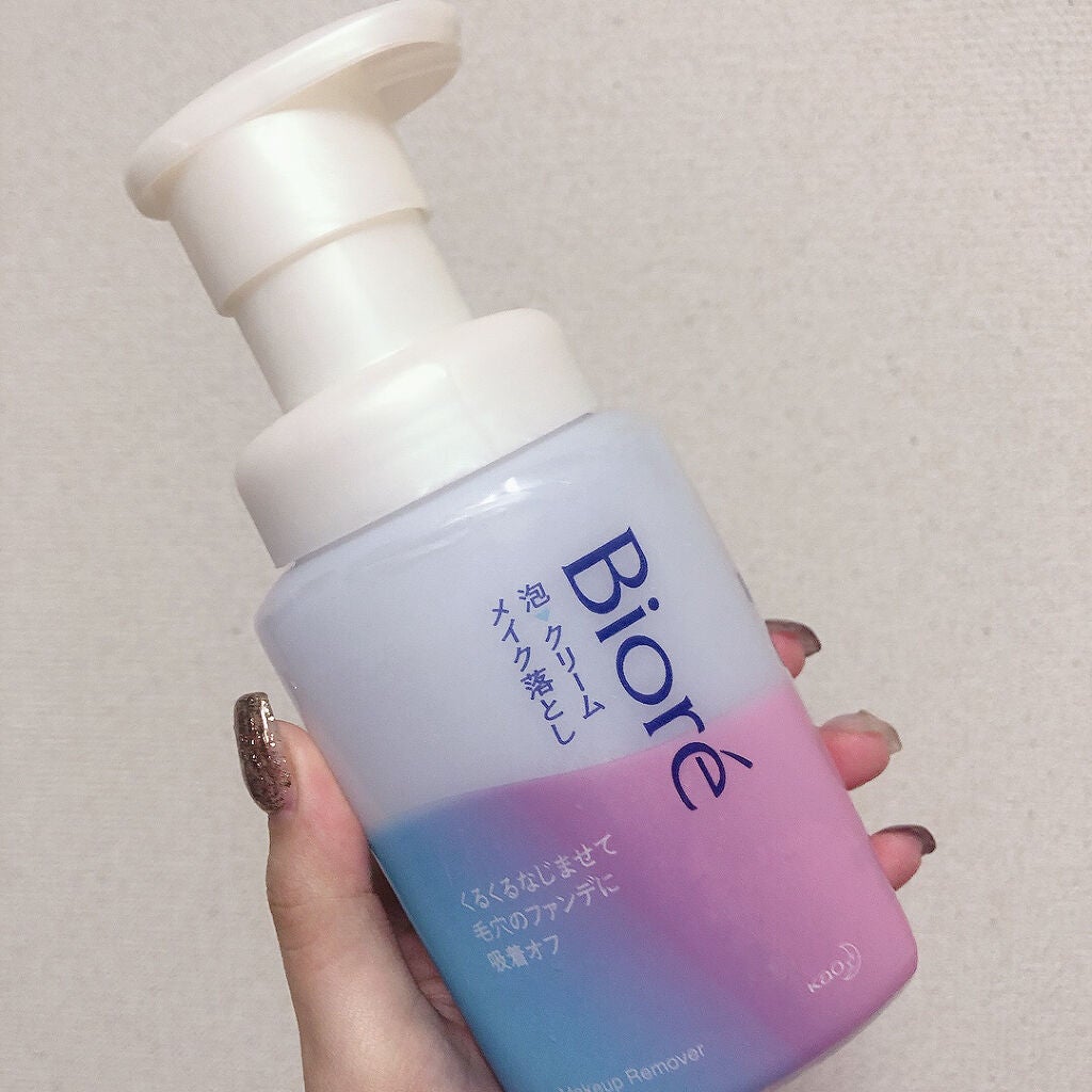 泡クリームメイク落とし/ビオレ/クレンジングクリームを使ったクチコミ(1枚目)