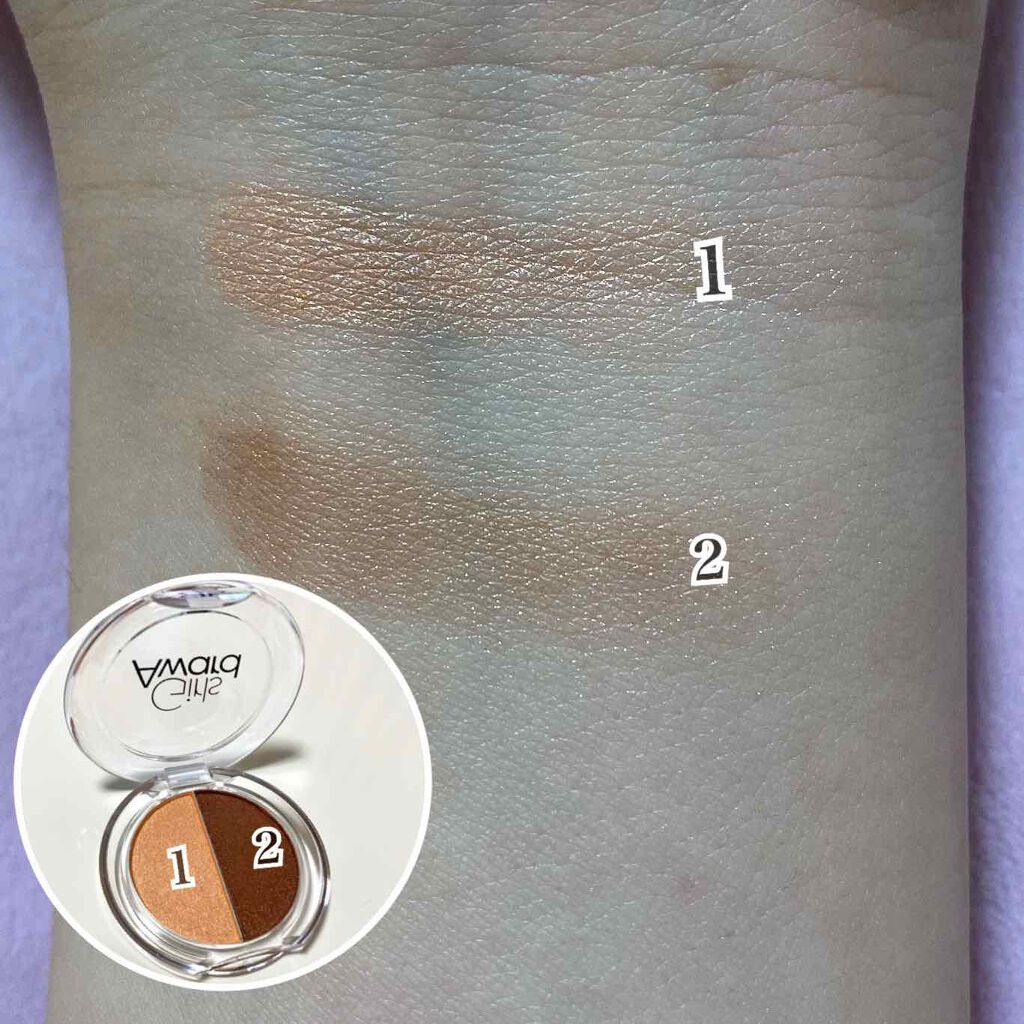 GAデュアルアイシャドウ/キャンドゥ/アイシャドウパレットを使ったクチコミ(2枚目)