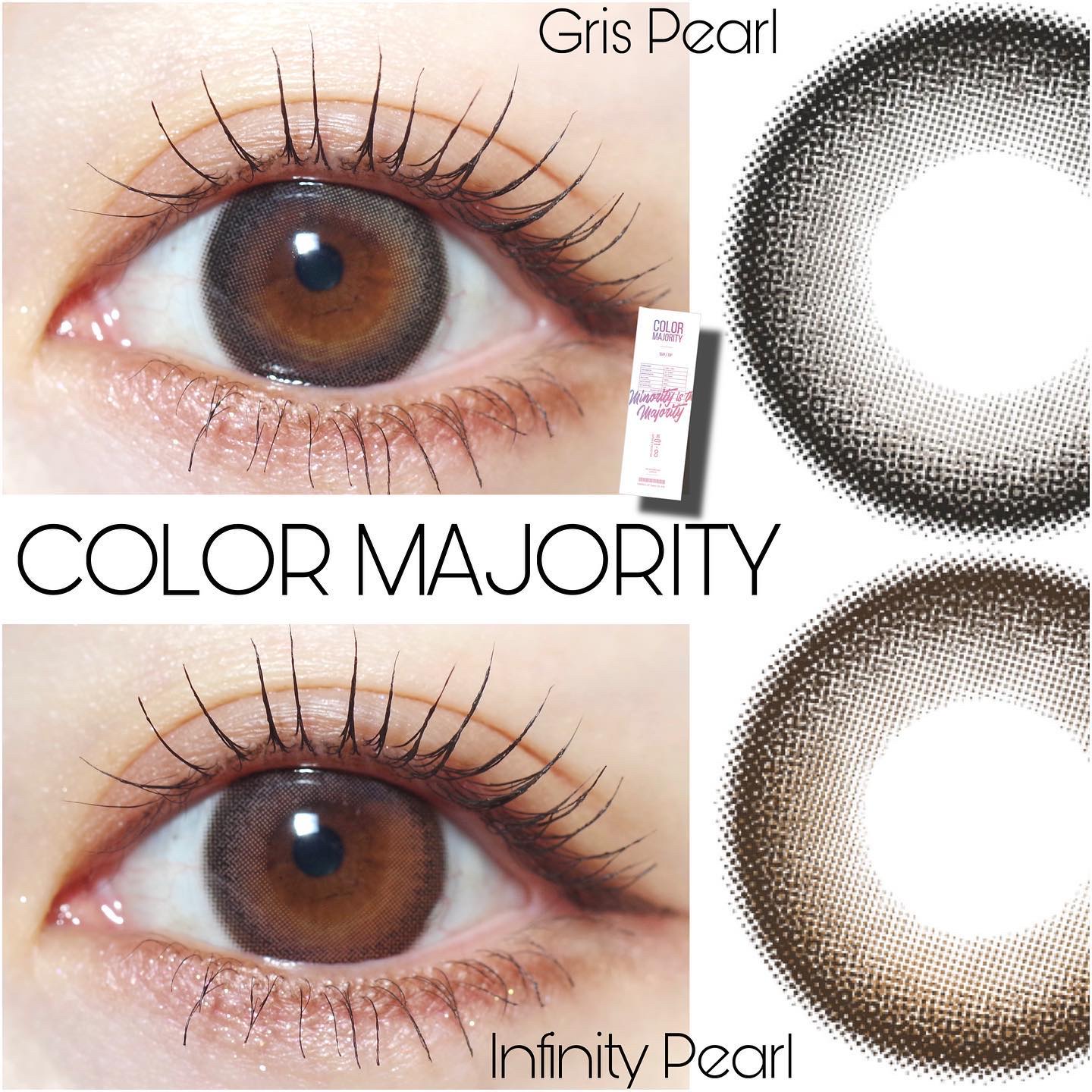 カラーマジョリティー/カラーマジョリティー/カラーコンタクトレンズを使ったクチコミ（1枚目）