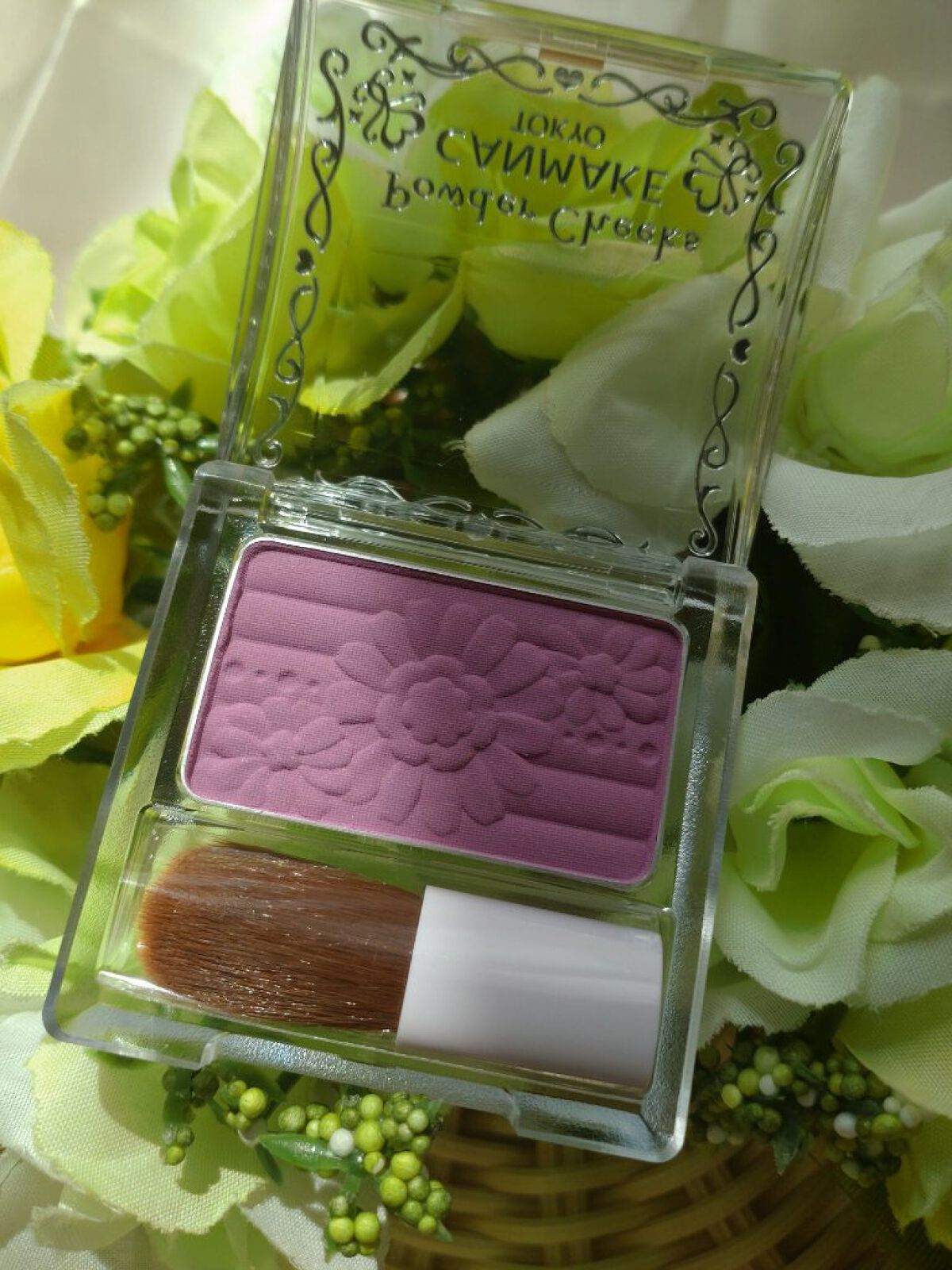 【旧品】パウダーチークス PW39 スミレパープル/キャンメイク/パウダーチークを使ったクチコミ（2枚目）