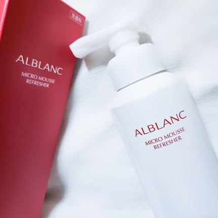 マイクロムース リフレッシャー/ALBLANC/泡洗顔を使ったクチコミ(1枚目)