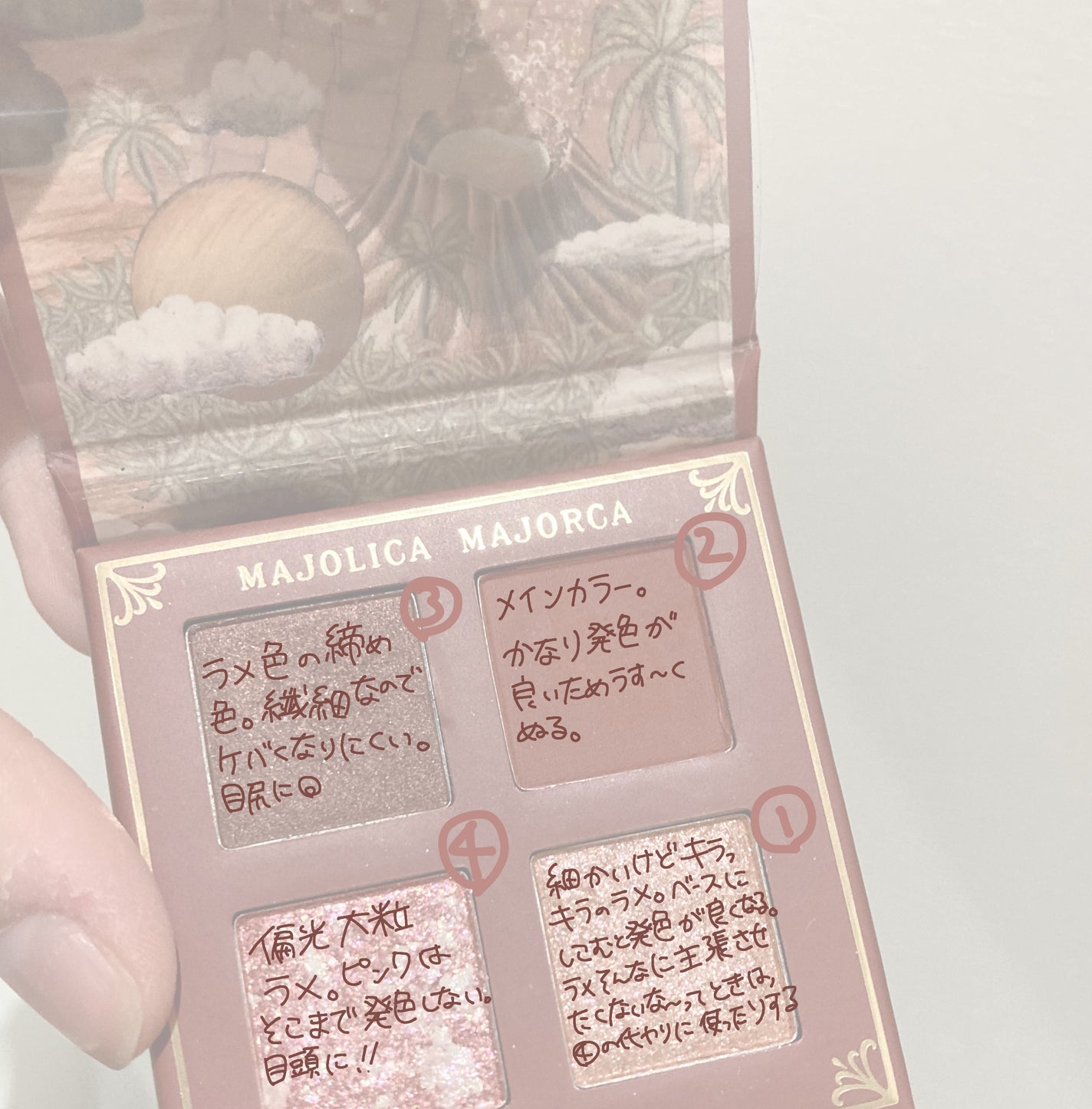 シャドーフラッシュ /MAJOLICA MAJORCA/アイシャドウパレットを使ったクチコミ(9枚目)