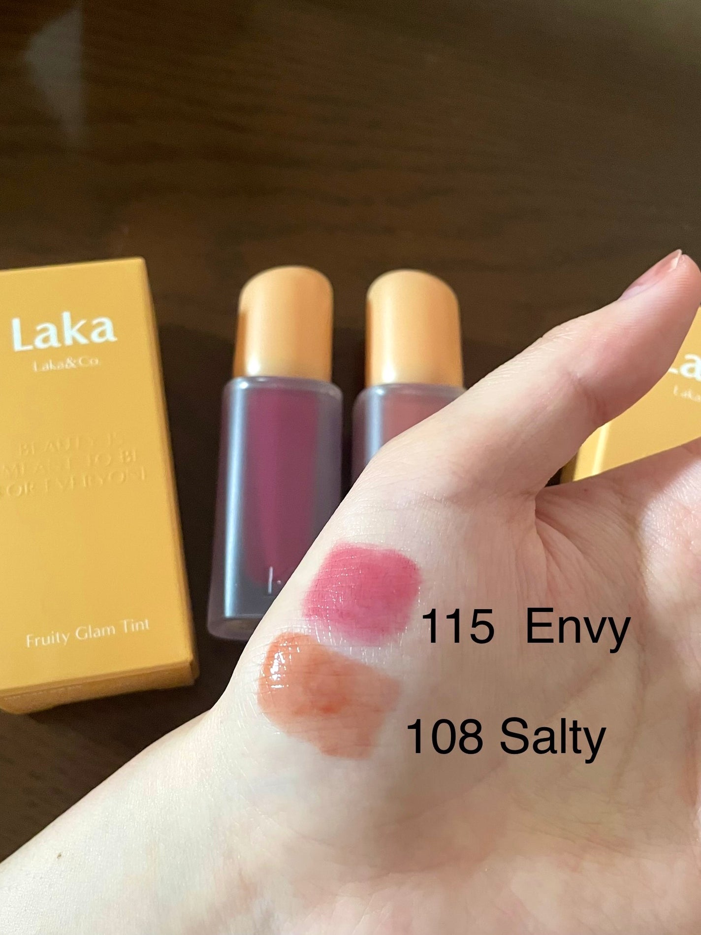 フルーティーグラムティント/Laka/リップティントを使ったクチコミ(1枚目)