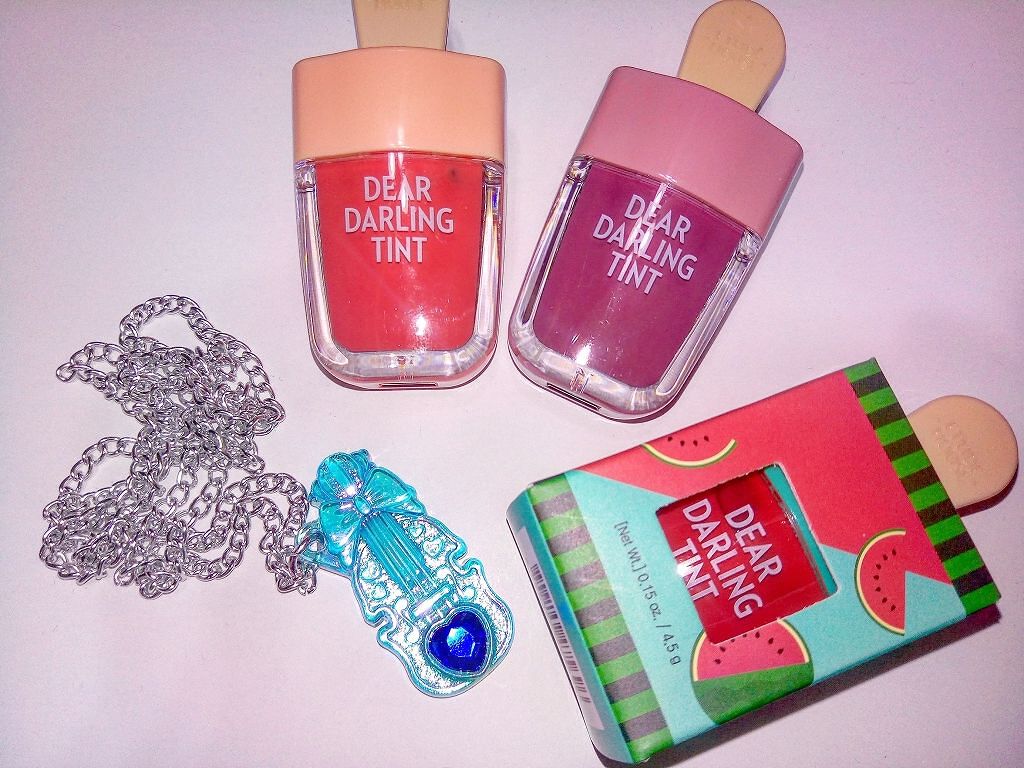 ディアダーリン ウォータージェルティント (アイスティント)/ETUDE/口紅を使ったクチコミ(1枚目)