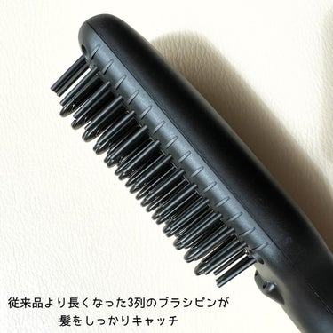 スタイリッシュ コンパクトイオンヒートブラシ MHB-3040-K/mod's hair/ストレートアイロンを使ったクチコミ（2枚目）