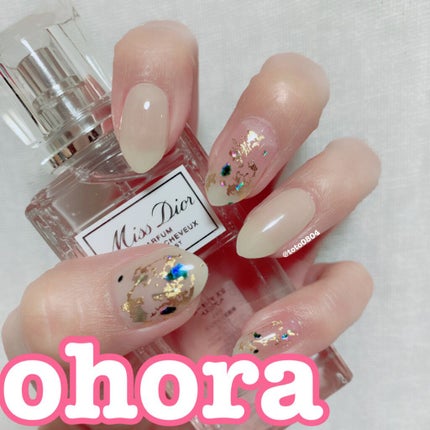 セミキュアジェルネイル(ハンド)/ohora/ネイルシールを使ったクチコミ(1枚目)