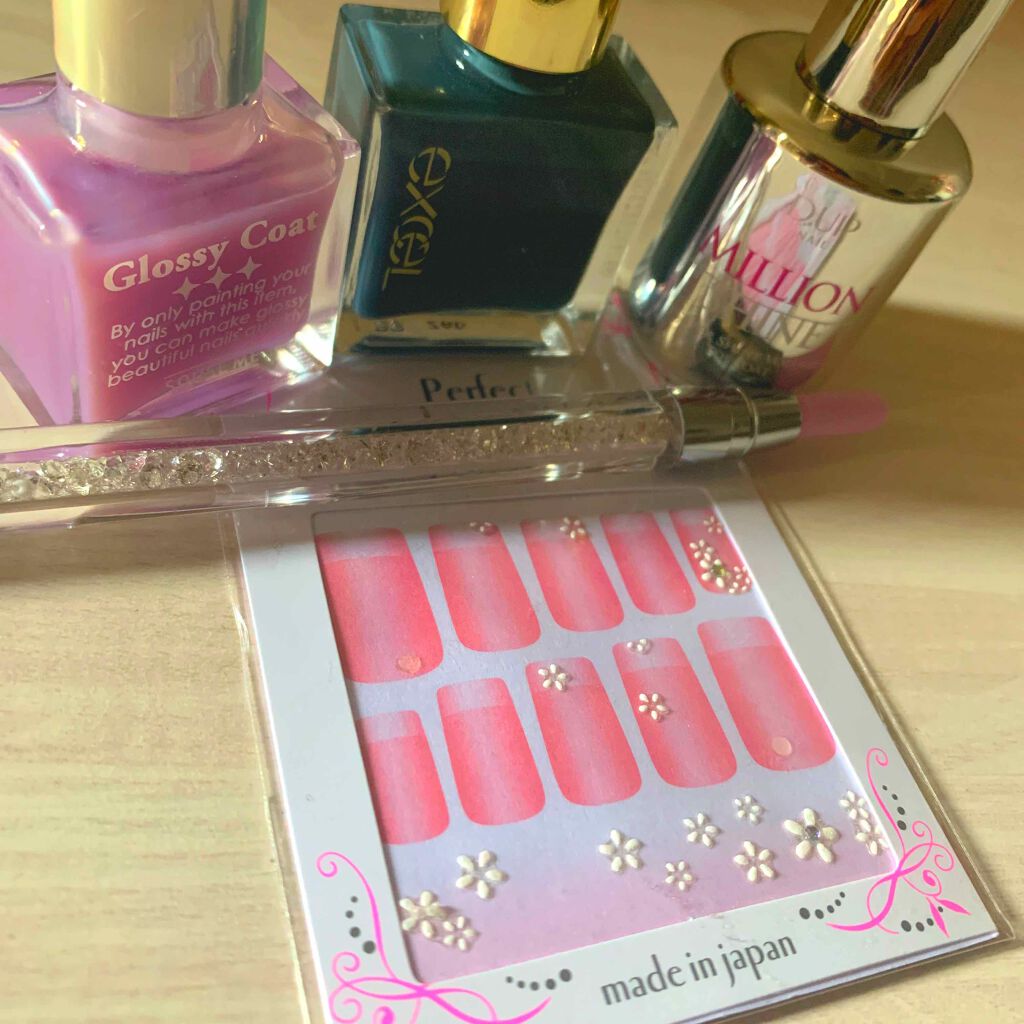 ミリオンシャイン トップコート/D-UP/ネイルトップコートを使ったクチコミ（2枚目）