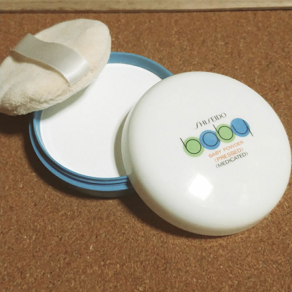 資生堂ベビーパウダー(プレスド)/ベビー/ボディパウダーを使ったクチコミ（3枚目）
