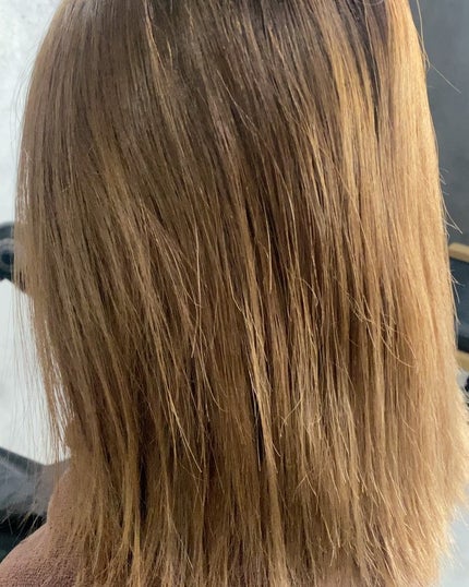 Kazuhair.. on LIPS 「ダブルブリーチからのカラーのお客様の仕上がりです。 ブリーチや..」(4枚目)