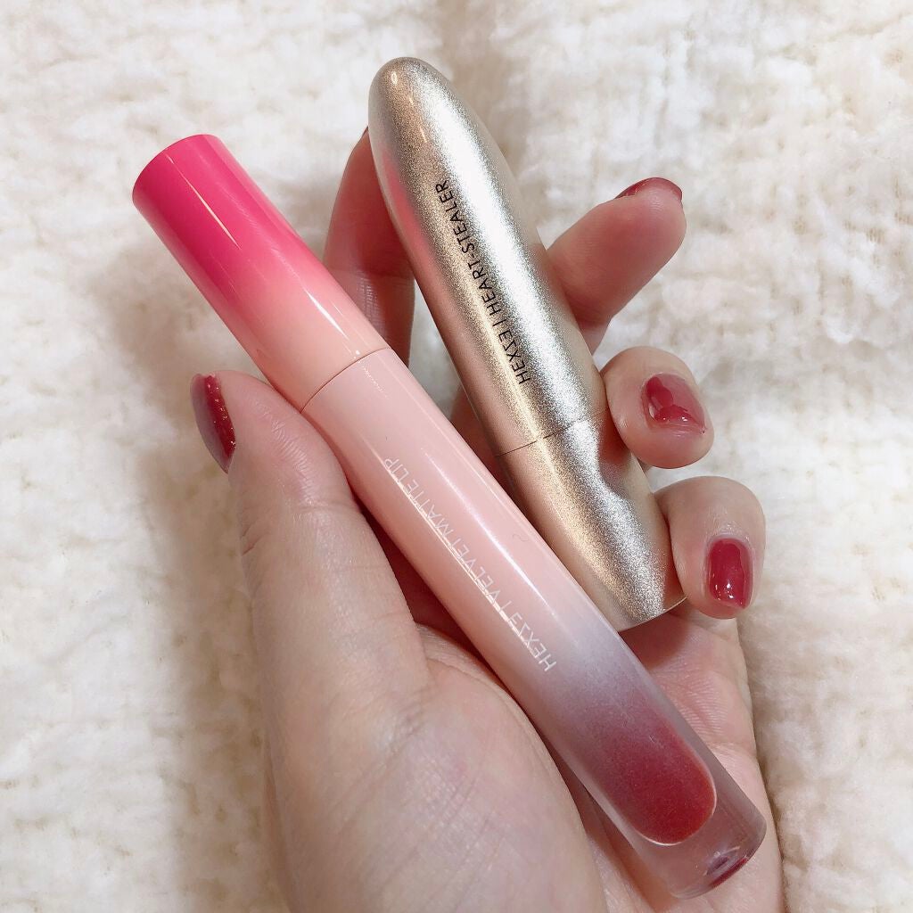 HEXZE「ハートシーフ」ラスティングリップ/HEXZE(ヘックスゼ)/口紅を使ったクチコミ(5枚目)