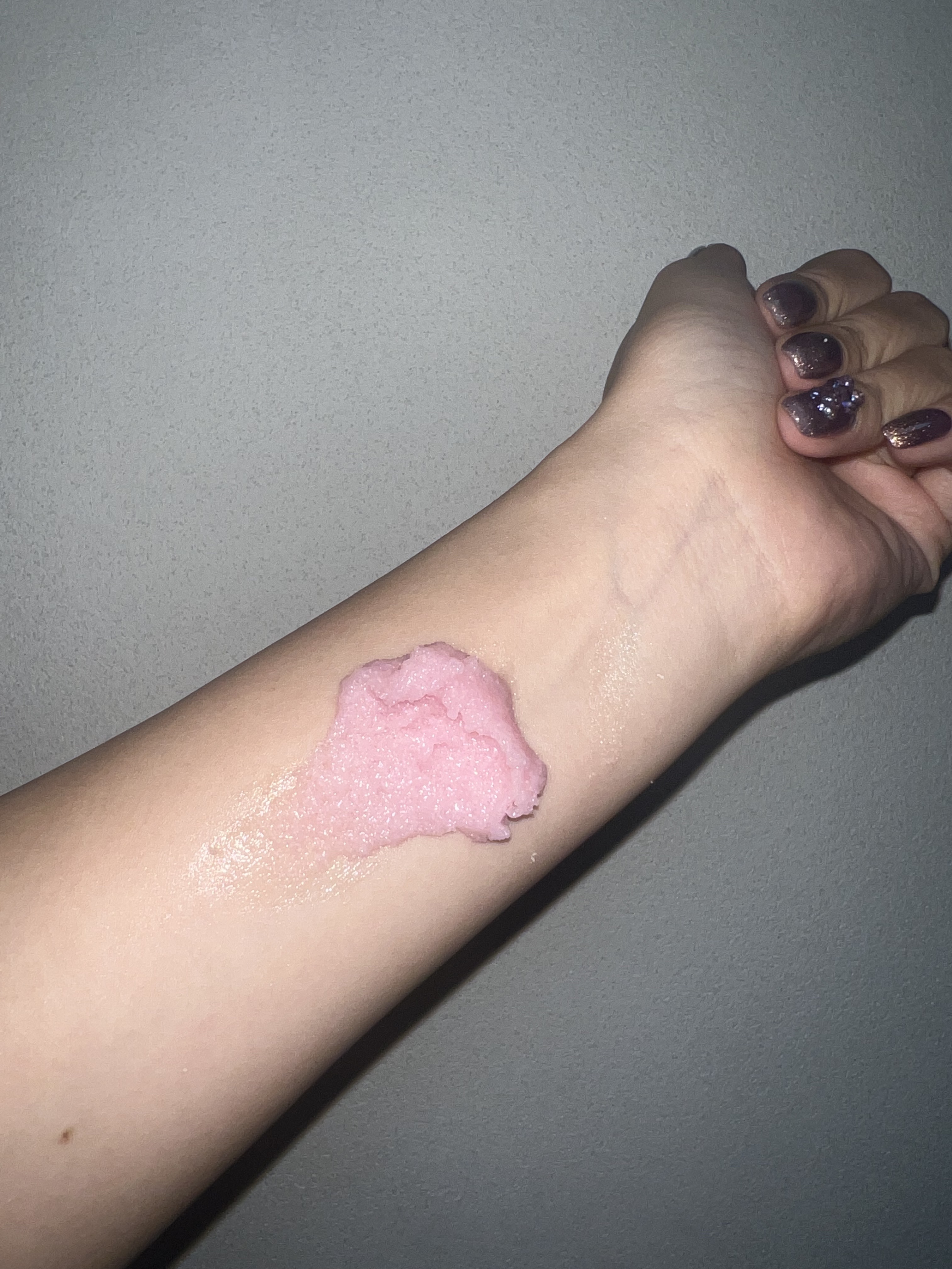 Q+Me スウィート ボム タラソ スクラブ/AGARISM/バスト・ヒップケアを使ったクチコミ（3枚目）