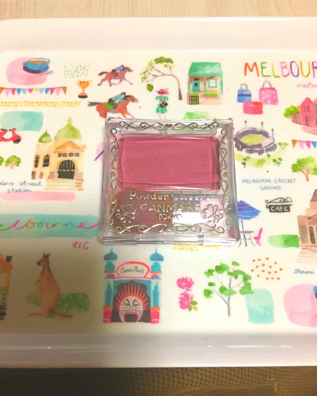 【旧品】パウダーチークス/キャンメイク/パウダーチークを使ったクチコミ(1枚目)