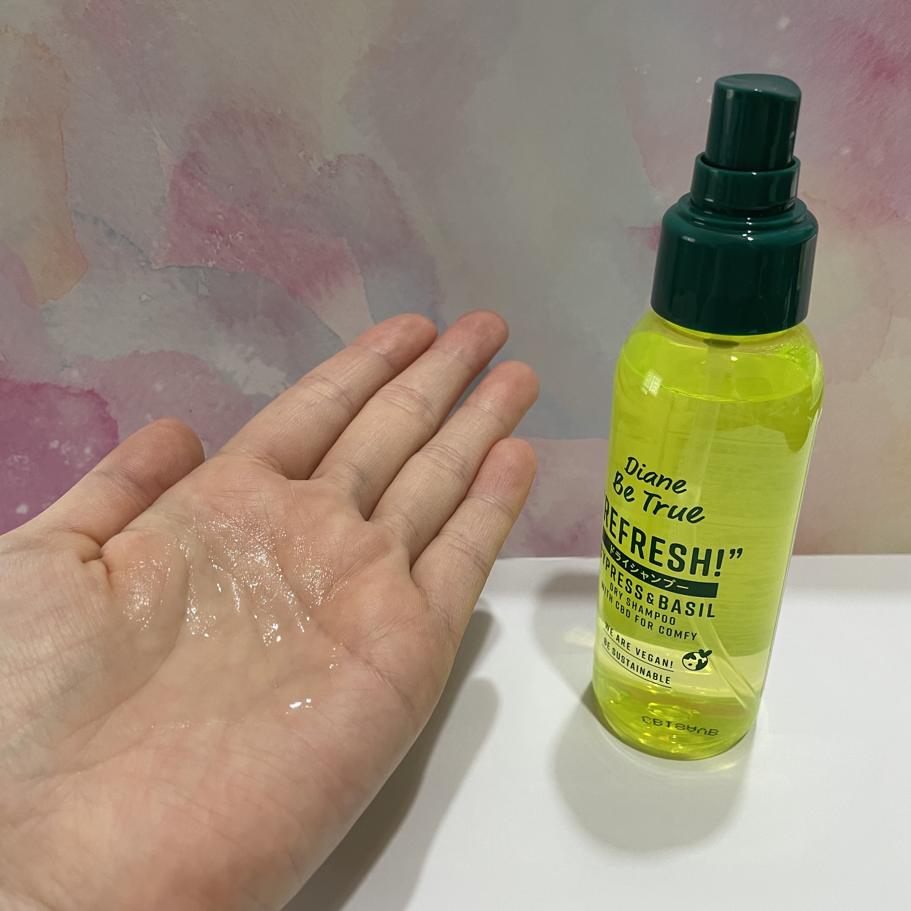 ビートゥルー ドライシャンプー パワーグリーンサラダの香り/ダイアン/ドライシャンプーを使ったクチコミ（3枚目）