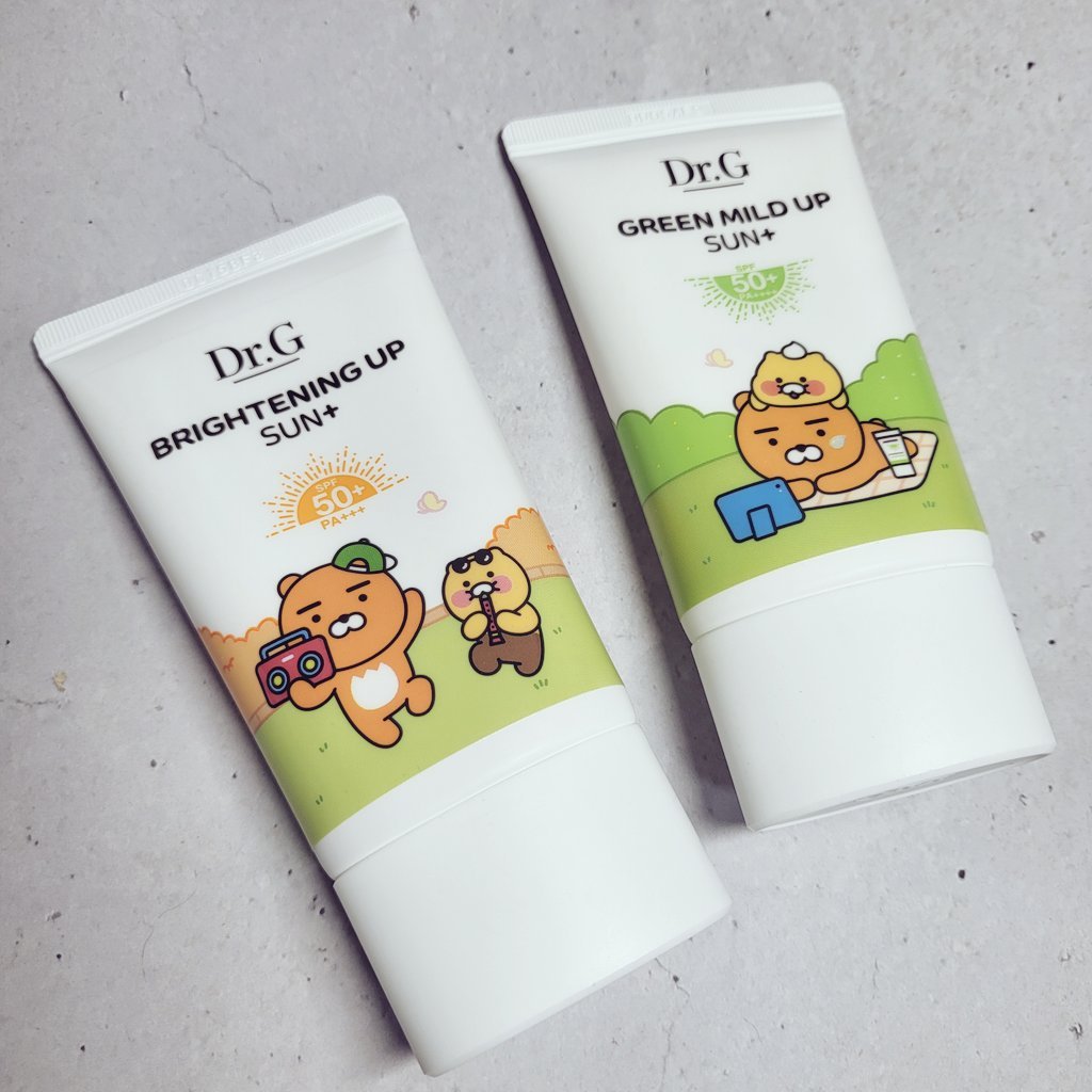 グリーンマイルドアップサンプラス/Dr.G/日焼け止めクリームを使ったクチコミ（1枚目）