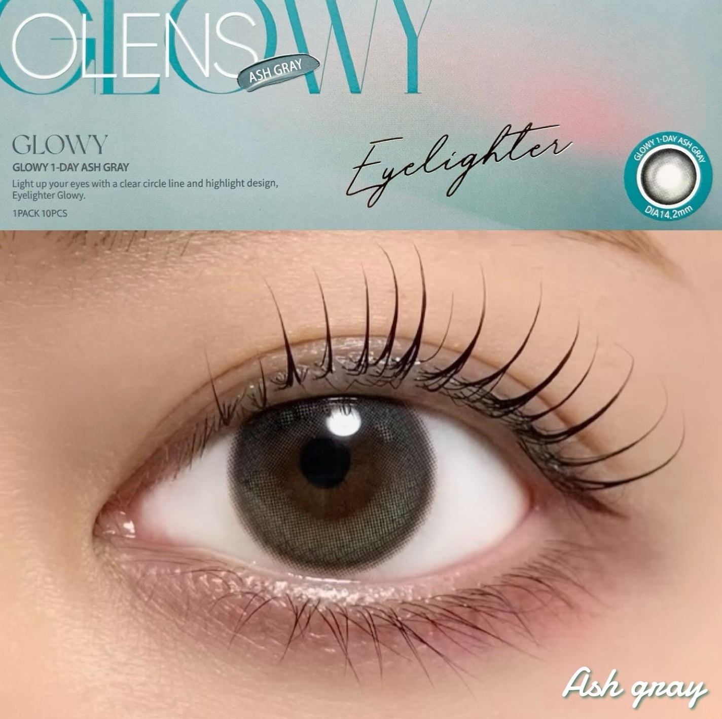 Glowy 1day/OLENS/ワンデー(1DAY)カラコンを使ったクチコミ(1枚目)