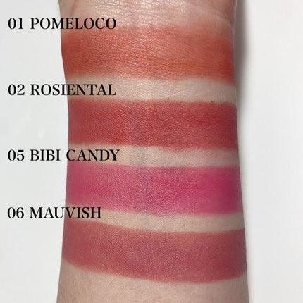 rom&nd ブラーファッジティント 05 ビビキャンディー(BIBI CANDY)/rom&nd/リップティントを使ったクチコミ(3枚目)