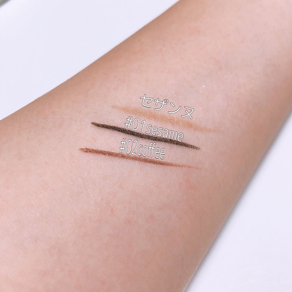 描くふたえアイライナー/CEZANNE/リキッドアイライナーを使ったクチコミ(3枚目)