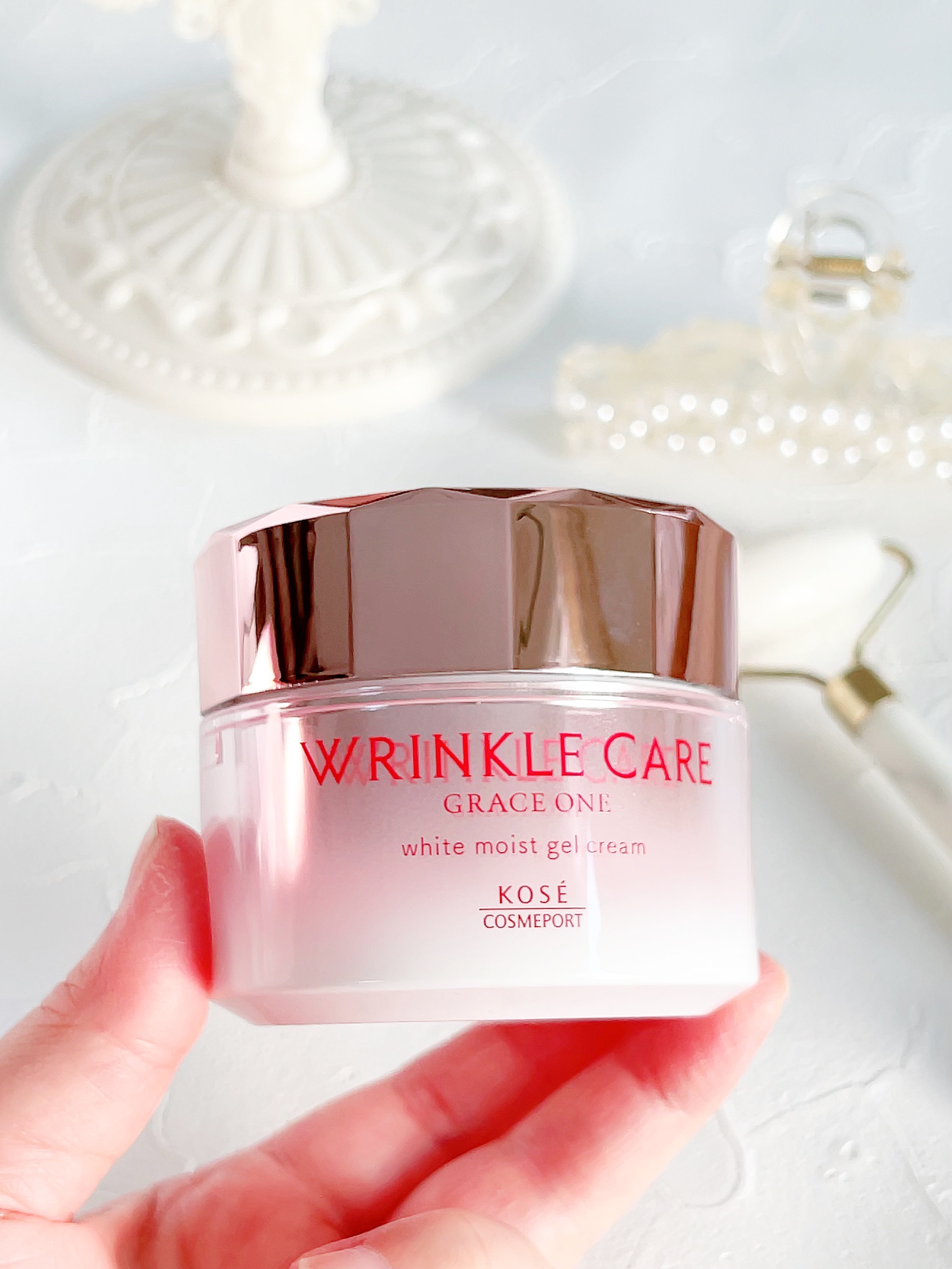 リンクルケア ホワイト モイストジェルクリーム/グレイスワン/オールインワン化粧品を使ったクチコミ（2枚目）