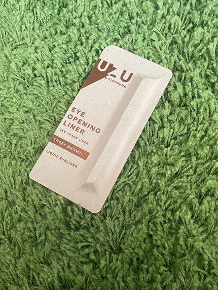 38℃ シェード ライナー/UZU BY FLOWFUSHI/リキッドアイライナーを使ったクチコミ(1枚目)
