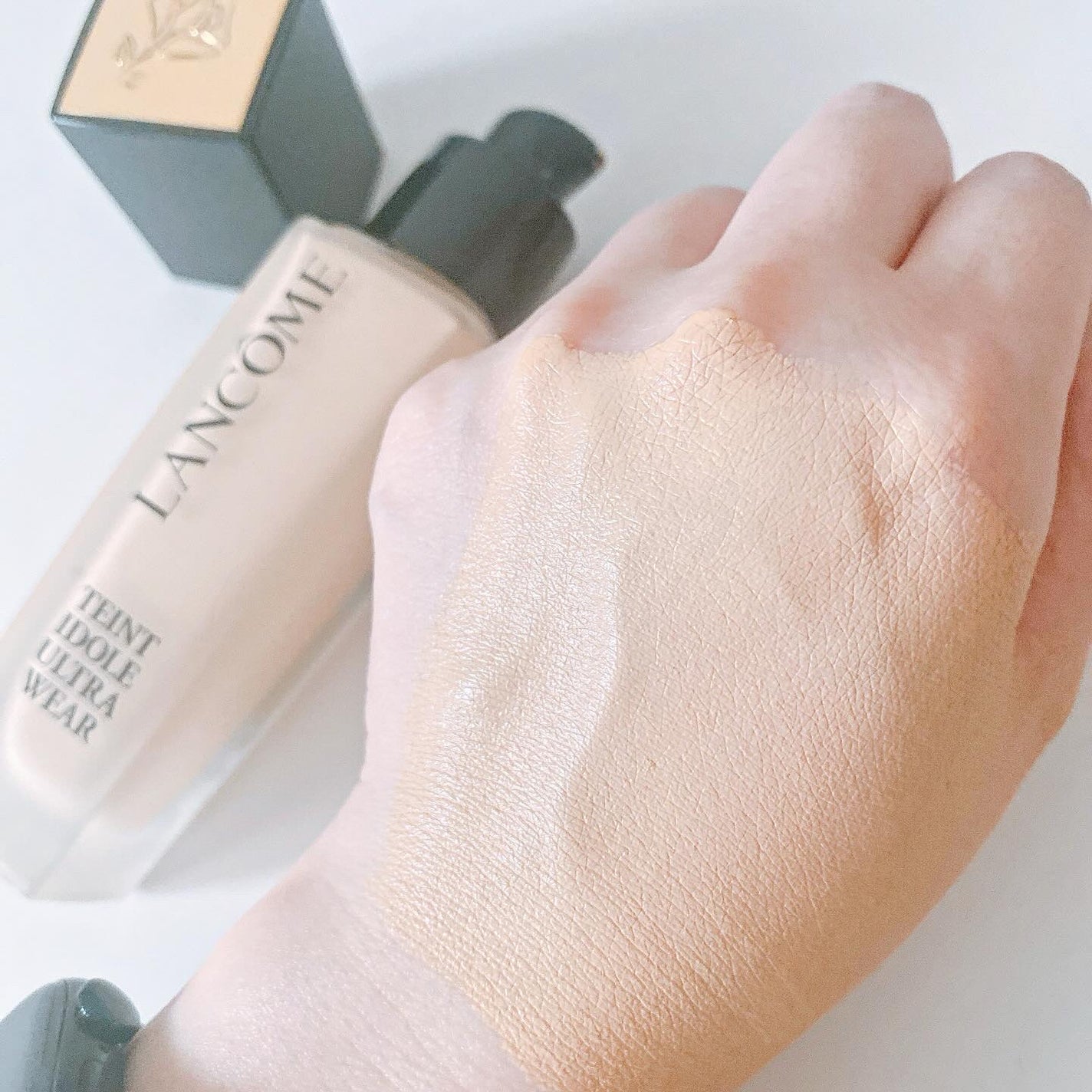 タンイドル ウルトラ ウェア リキッド N/LANCOME/リキッドファンデーションを使ったクチコミ(5枚目)