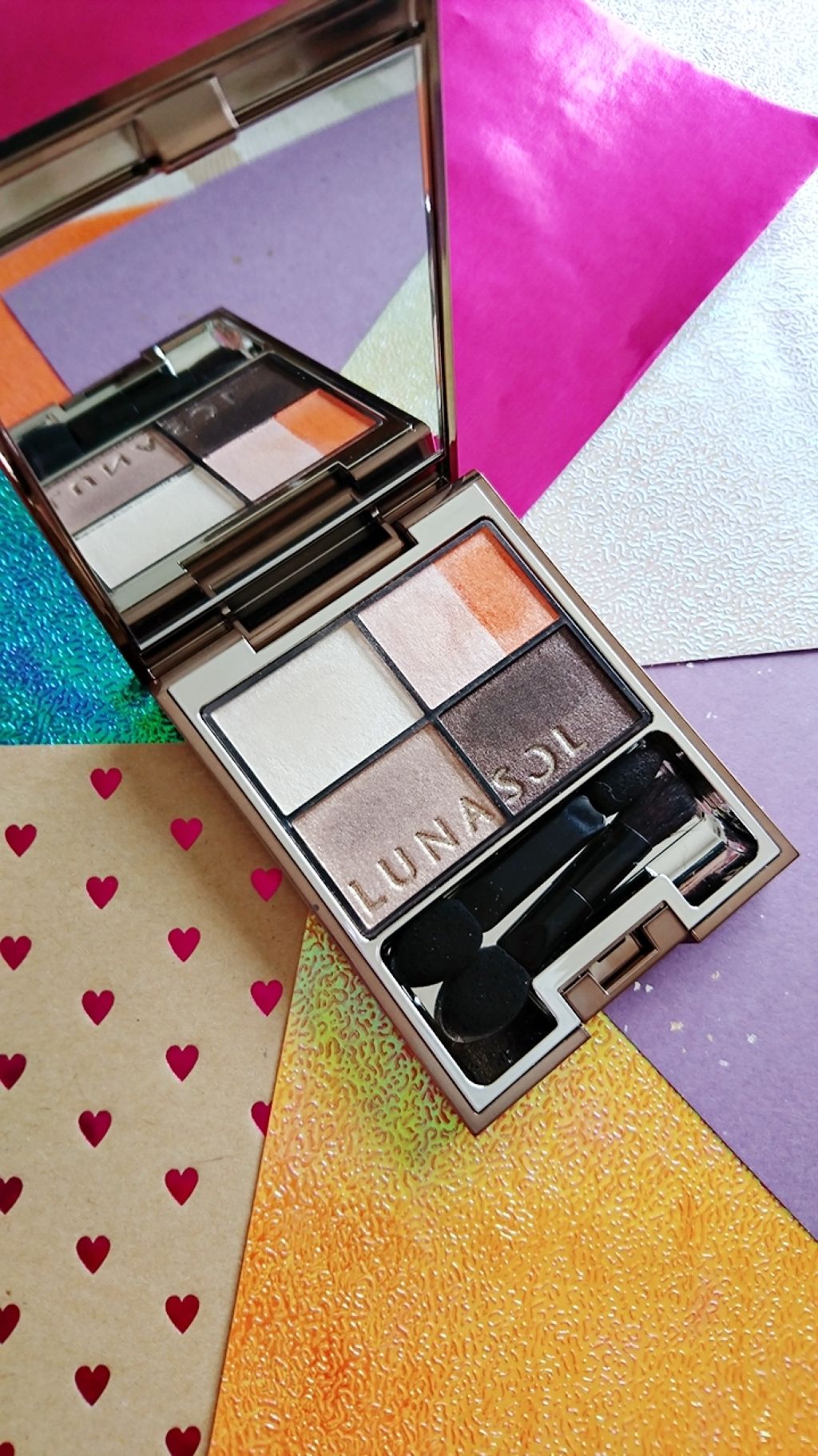 ヴィヴィッドクリアアイズ/LUNASOL/アイシャドウパレットを使ったクチコミ（1枚目）