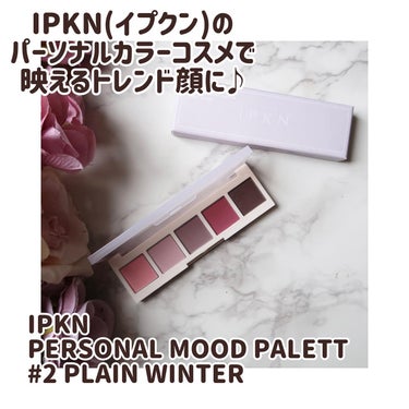 イプクン パーソナル ムードパレット #2 PLAIN WINTER/IPKN/アイシャドウパレットを使ったクチコミ（1枚目）