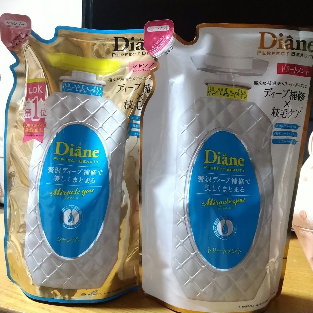 ミラクルユー/シャンプー＆トリートメント/ダイアン/市販シャンプーを使ったクチコミ（1枚目）