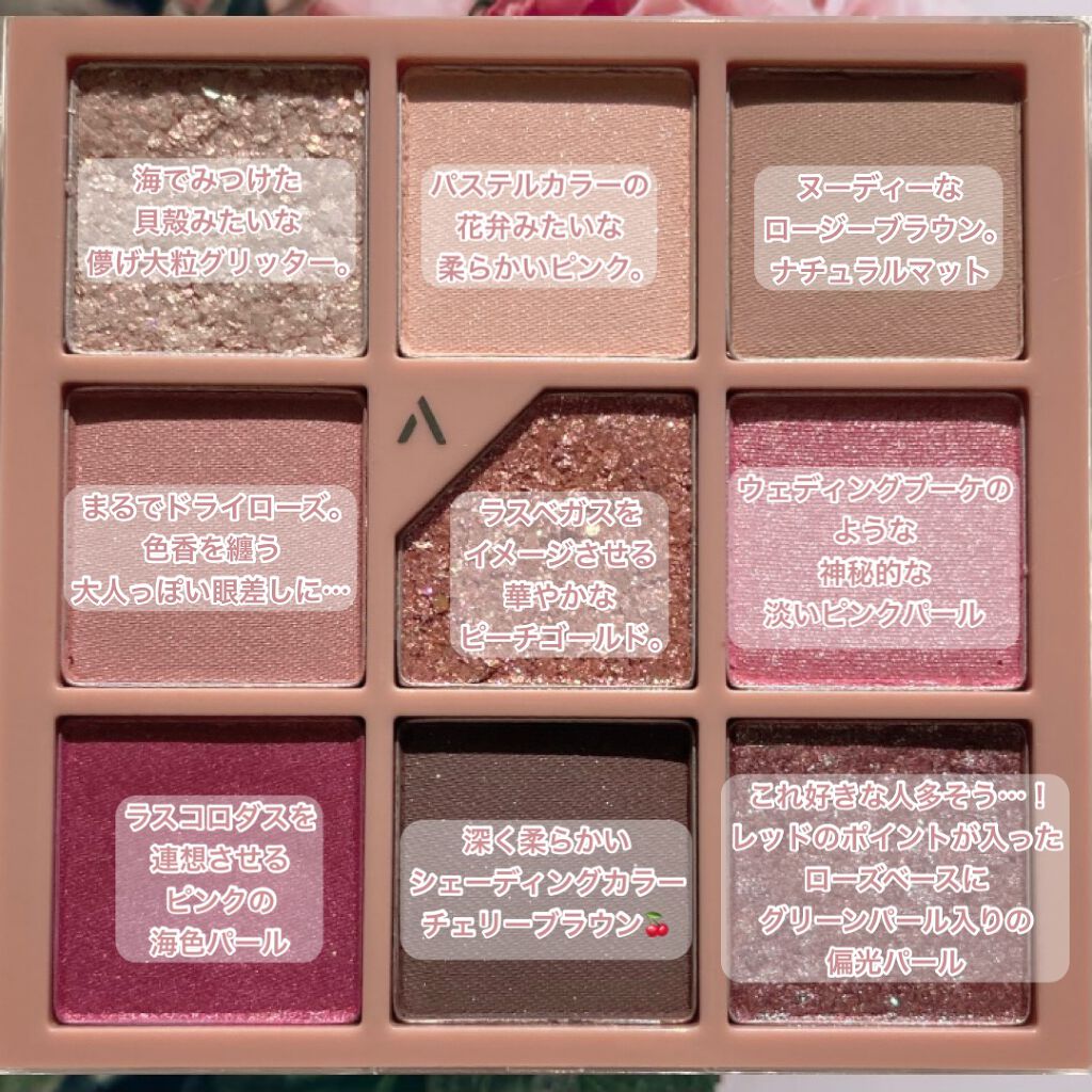 グリッターペディアアイパレット/unleashia/アイシャドウパレットを使ったクチコミ(10枚目)