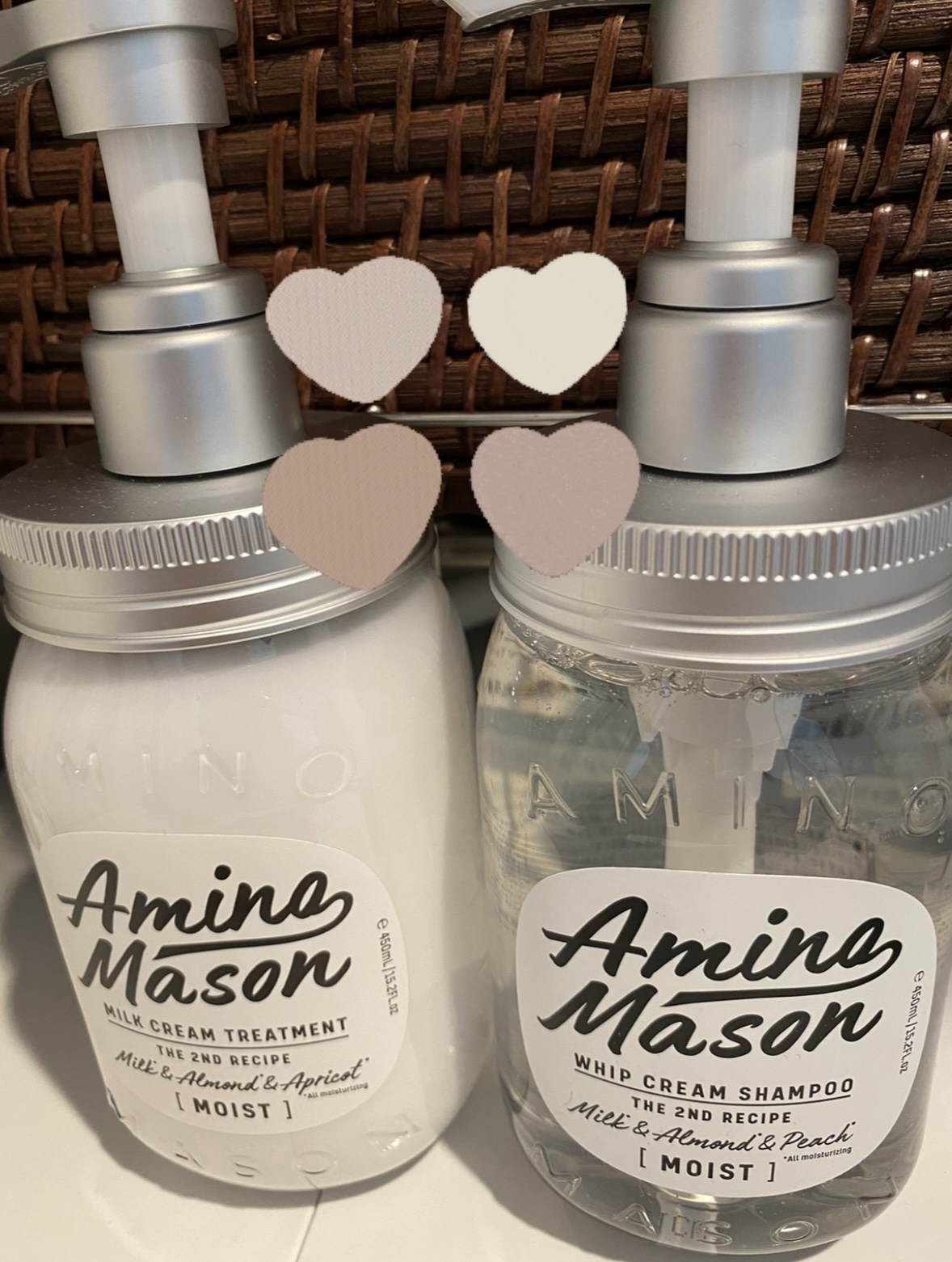 アミノメイソン ディープモイスト ホイップクリーム シャンプー/ミルククリーム ヘアトリートメント/アミノメイソン/市販シャンプーを使ったクチコミ（1枚目）