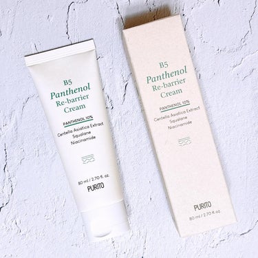 #PR #PURITO

＼パンテノール*10％配合保湿クリーム／

『PURITO プリト
B5 Panthenol Re-barrier Cream
B5 パンテノール*リバリアクリーム』
〈保湿ク