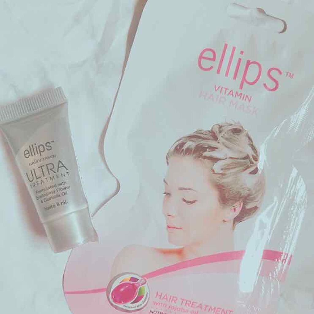 ヘアーオイル【ニュートリカラー】/ellips/ヘアオイルを使ったクチコミ(2枚目)