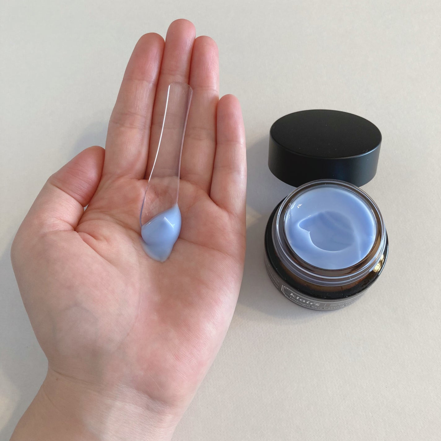 ミッドナイトブルーカーミングクリーム/Klairs/フェイスクリームを使ったクチコミ(2枚目)