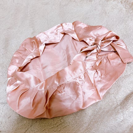 シルク ナイトキャップ/AQSHOP/ヘアケアグッズを使ったクチコミ(3枚目)